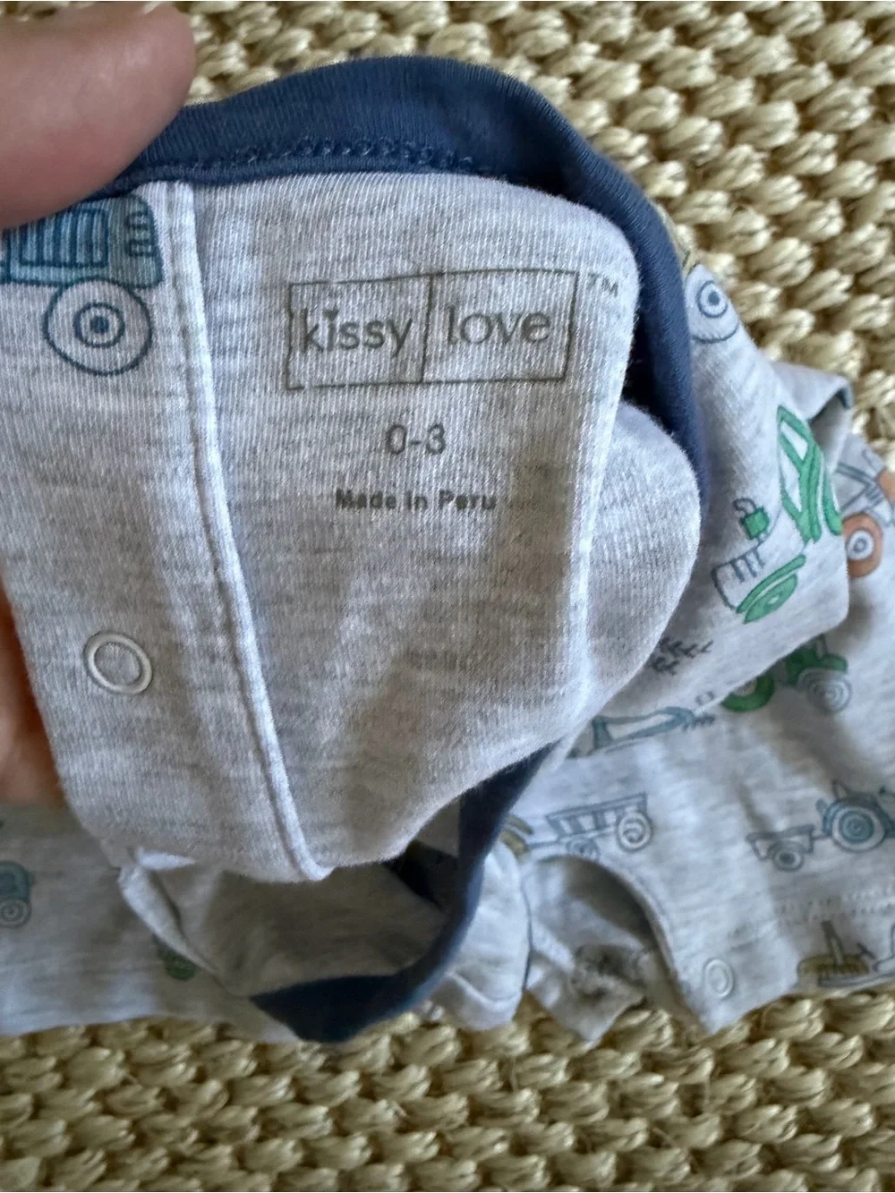 Kissy Love Baby Sleeveless Romper